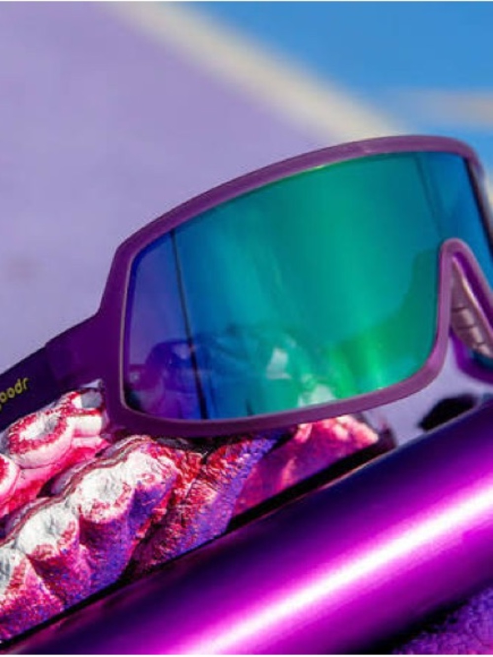 GOODR Sports Sunglasses with Green Mirrored Lens